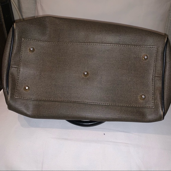FENDI brown black Boston top handle purse vtg - Picture 12 of 13